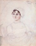 Watercolor of Jane Austen by Cassandra Austen